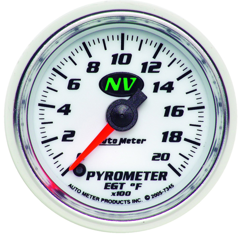 Autometer NV 52mm 0-2000 Deg F Digital Stepper Motor Pyrometer Gauge thumbnail 4