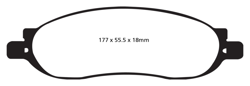 EBC S5 Brake Pad and Rotor Kit (1x ebcGD7319, 1x ebcDP41778R) thumbnail 5