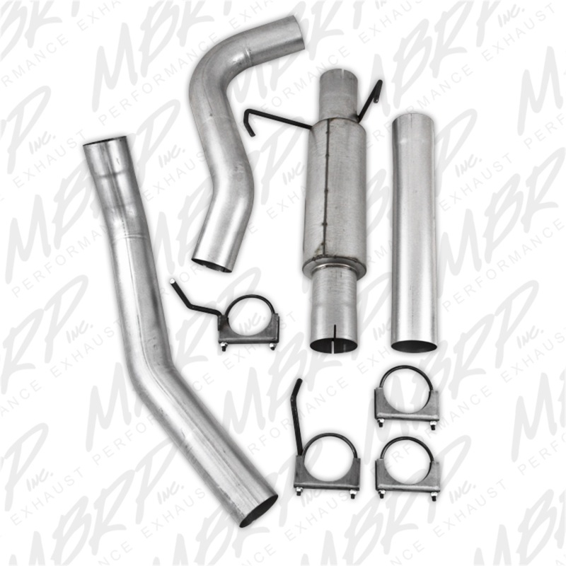 MBRP 2004.5-2007 Dodge 2500/3500 Cummins 600/610 Cat Back P Series Exhaust System thumbnail 5