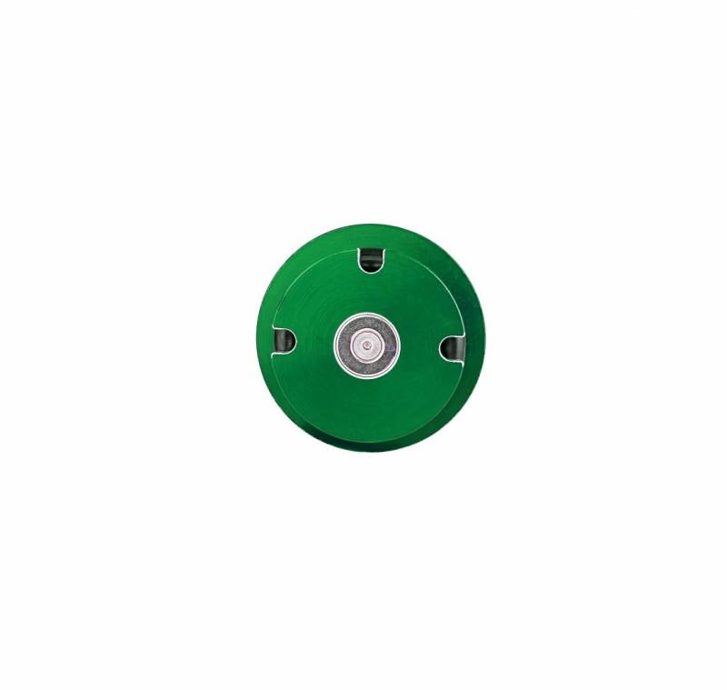Sinister Diesel 13-17 Dodge/Ram 6.7 Cummins Billet Fuel Plug - Green thumbnail 4