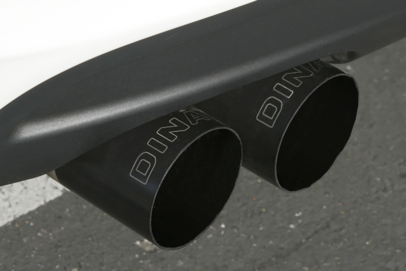 Dinan 08-13 BMW 135i/135is (E82/E88) Free Flow Axleback Exhaust System - Black Tips