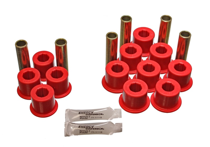 Energy Suspension Rear Spring Bushing Set - Red thumbnail 5
