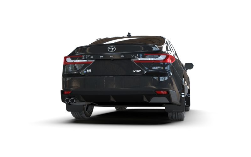 Rally Armor 25-26 Toyota Camry Black UR Mud Flap Metallic Black Logo