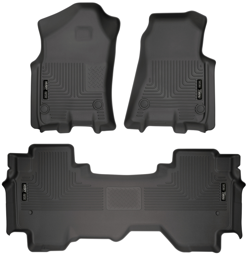 Husky Liners 19 Dodge Ram 1500 Quad Cab Weatherbeater Black Front & 2nd Seat Floor Liners thumbnail 3