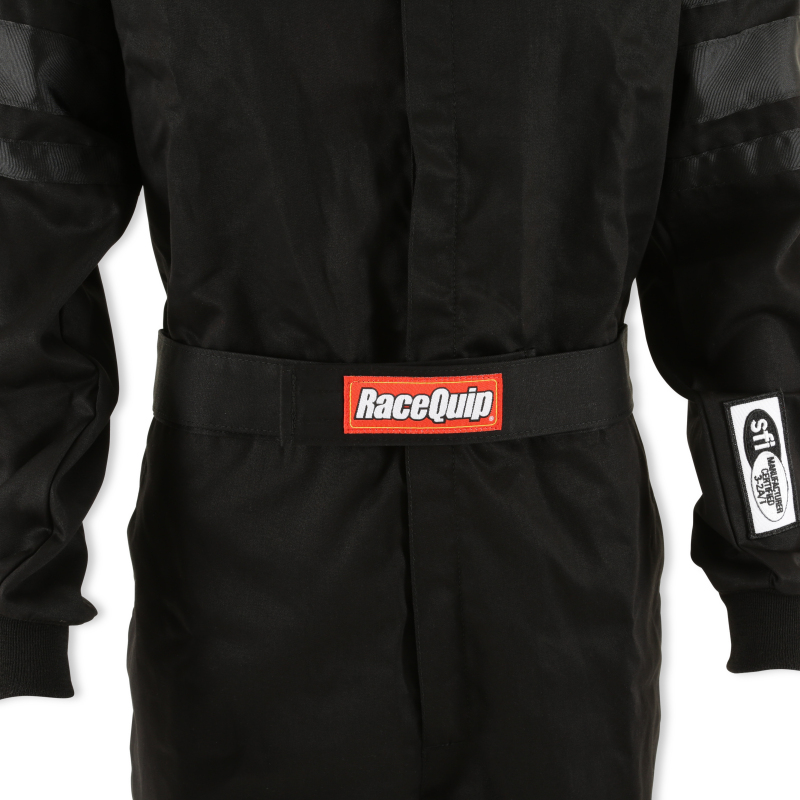 RaceQuip Black SFI-1 1-L Suit - 2XL thumbnail 8