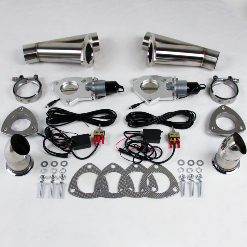 Granatelli 4.0in Stainless Steel Electronic Dual Exhaust Cutout thumbnail 3