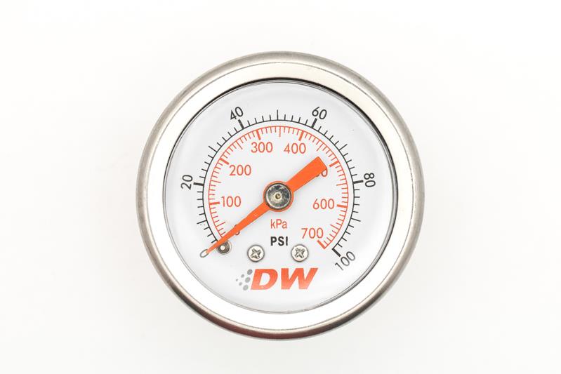 DeatschWerks 0-100 PSI 1/8in NPT Mechanical Fuel Pressure Gauge