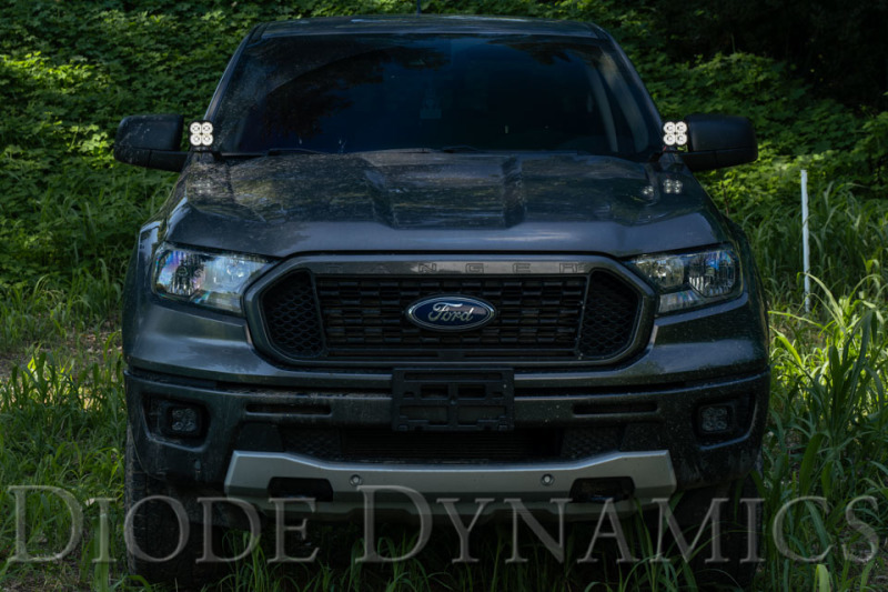Diode Dynamics 19-21 Ford Ranger Stage Series 2in LED Ditch Light Kit - Yellow Pro Combo thumbnail 8