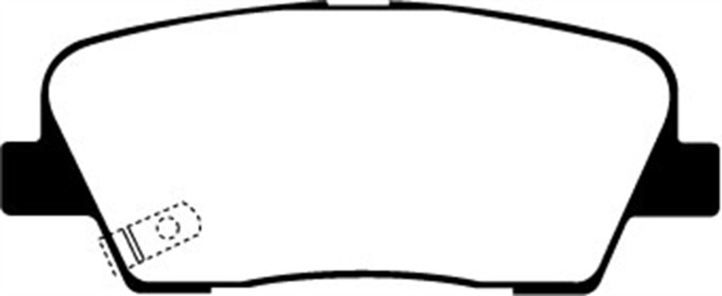 EBC 11+ Hyundai Equus 4.6 Greenstuff Rear Brake Pads thumbnail 8