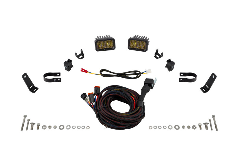 Diode Dynamics Stage Series 1 1/2 In Roll Bar Chase Light Kit SSC2 Pro - Yellow (Pair) thumbnail 3