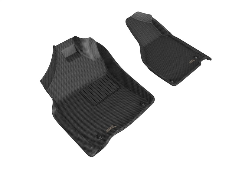 3D MAXpider 12-24 Dodge Ram 1500 Quad Cab / Ram Classic Quad Cab Kagu Black Full Set (2 EYELETS) thumbnail 3