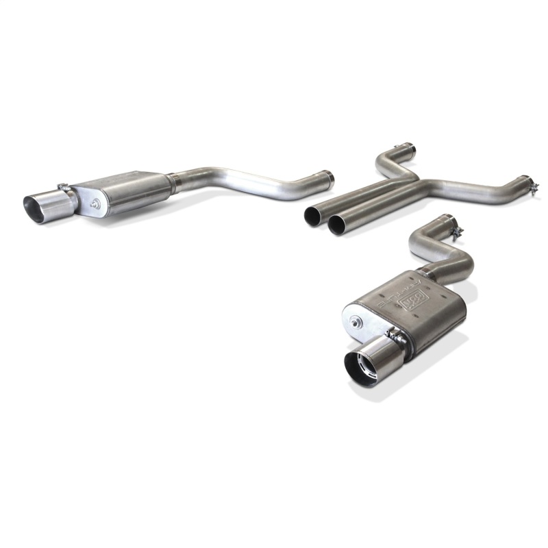 BBK 2015-16 Mustang GT Varitune Complete Cat Back Exhaust System (Includes Resonator Delete X-Pipe) thumbnail 3