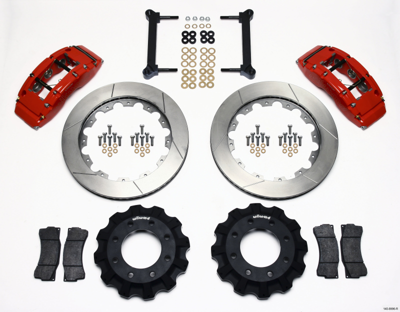 Wilwood TC6R Front Kit 16.00in Red 1999-2010 GM H2 Truck/SUV 2500
