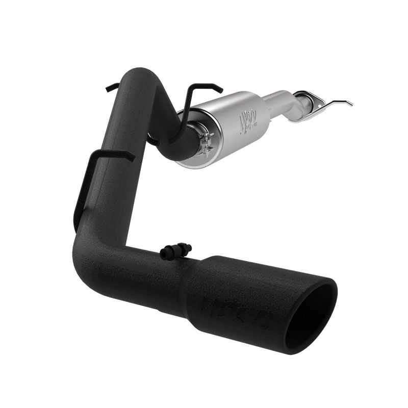 MBRP 17+ Chevrolet Colorado 2.5L/3.6L 3in Cat Back Single Side Exit w/ 4in Tip - Back Coated thumbnail 2