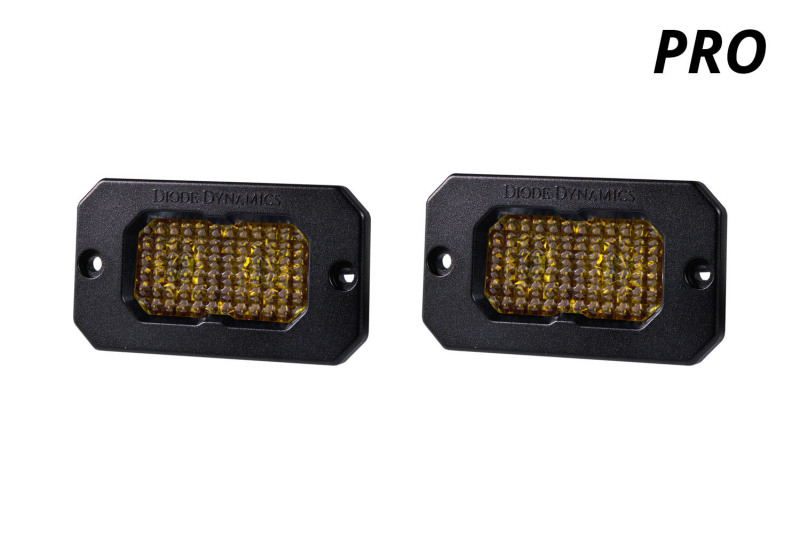 Diode Dynamics Stage Series 2 In LED Pod Pro - Yellow Fog Flush ABL (Pair) thumbnail 6