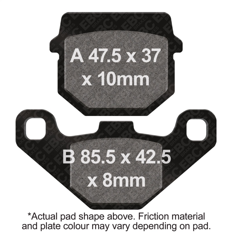BRAKE PADS SFA83/2HH DOUBLE-H SINTERED - Image 3