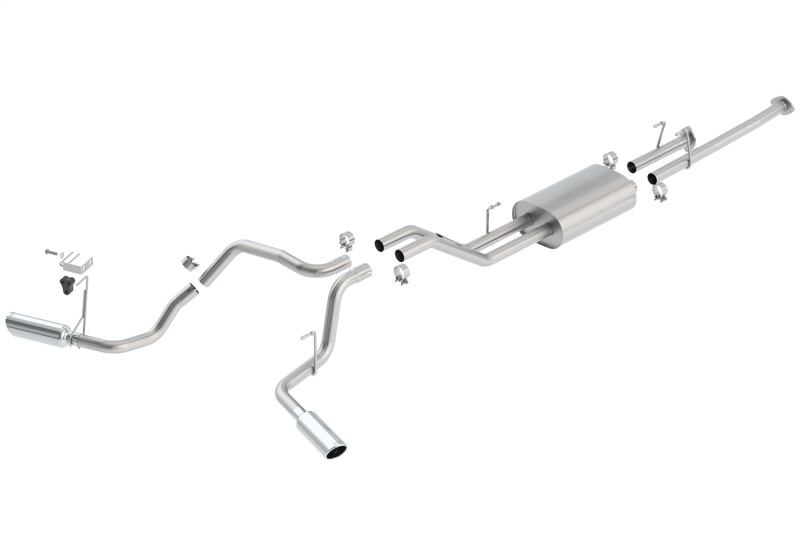 Borla 09-15 Toyota Tundra 4.6L / 5.7L V8 Crew Max / Double Cab SS Dual Split Catback Exhaust thumbnail 4