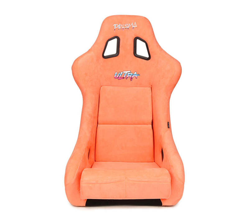 NRG FRP Bucket Seat ULTRA Edition W/ Grey Pearlized Back / Peach Microfiber Material - Large thumbnail 9