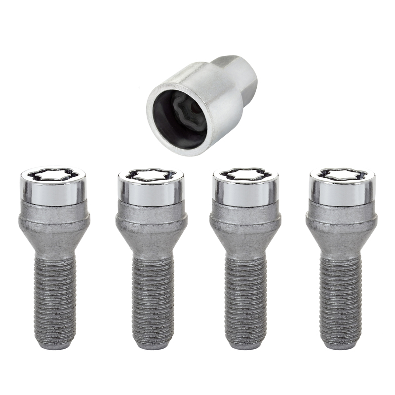 Cone Seat Style Wheel Lock Bolts-Chrome