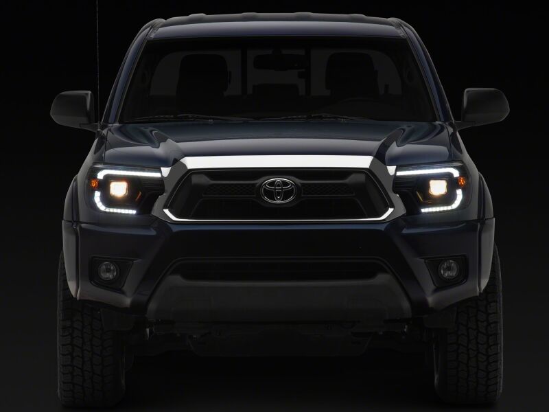 Raxiom 12-15 Toyota Tacoma Axial Series Switchback Projector Headlights- Black Housing- Clear Lens thumbnail 9