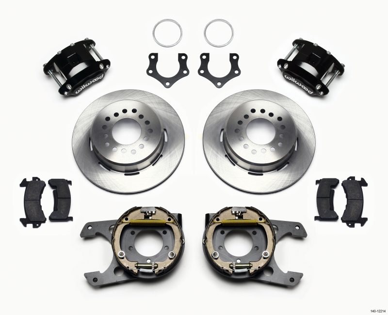 Wilwood D154 P/S Park Brake Kit Mopar/Dana 2.36in Off w/Snap Ring Bearing