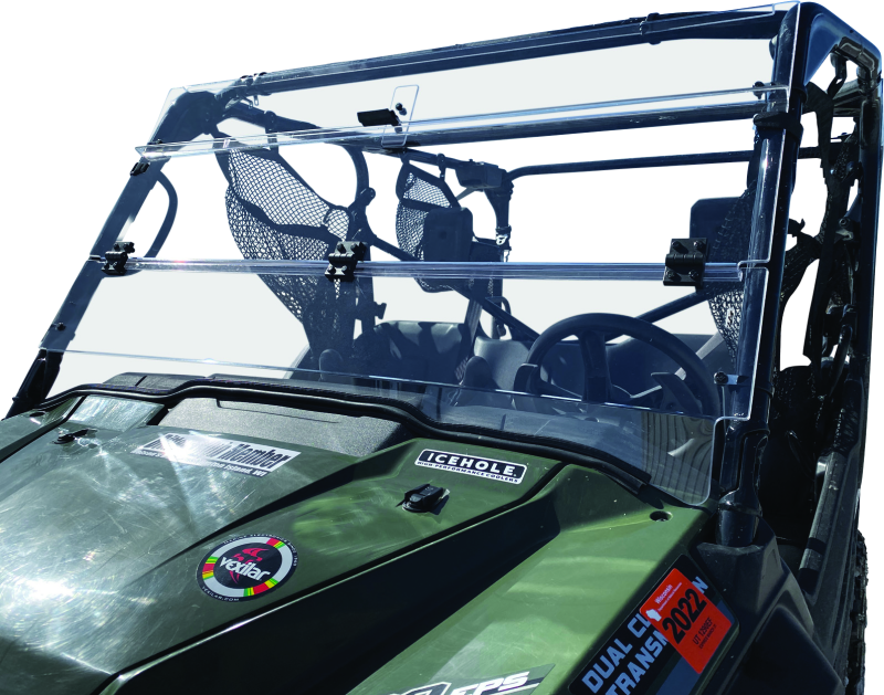 Quadboss Powersports Windshields 375781 Windshields, QB WINDBREAK FOLDING SHIELD, Clear thumbnail 6