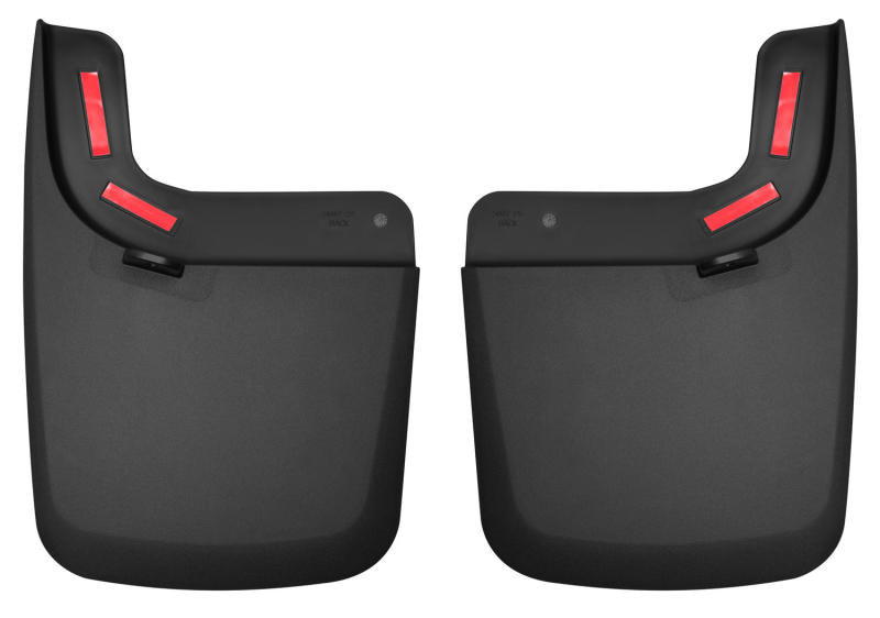 Husky Liners 17 Ford F-250 Super Duty / F-350 Super Duty Rear Mud Guards (w/ Flares) Black thumbnail 6