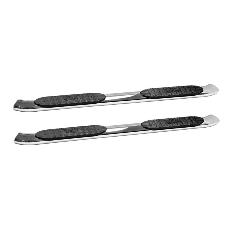 Westin 2007-2018 Toyota Tundra CrewMax PRO TRAXX 5 Oval Nerf Step Bars - SS thumbnail 2