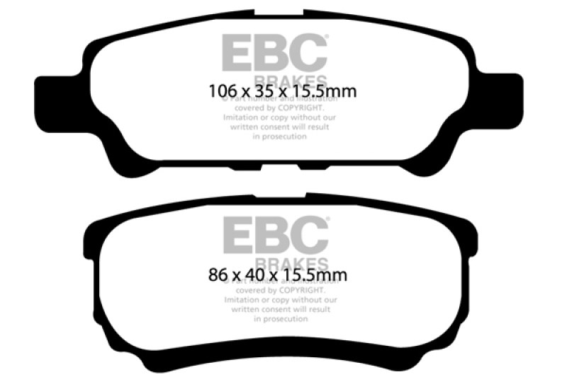 EBC S2 Brake Pad and Rotor Kit (1x ebcDP21563, 1x ebcUSR7108) thumbnail 8