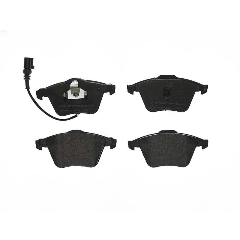 Brembo 09-15 Audi TT Quattro/ Volkswagen Golf R/ Audi TTS Quattro Front Low-Met Brake Pad thumbnail 5