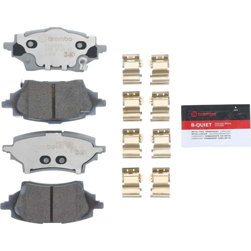 Brembo OE 20-22 Toyota C-HR PRIME Ceramic Brake Pad - Rear thumbnail 2