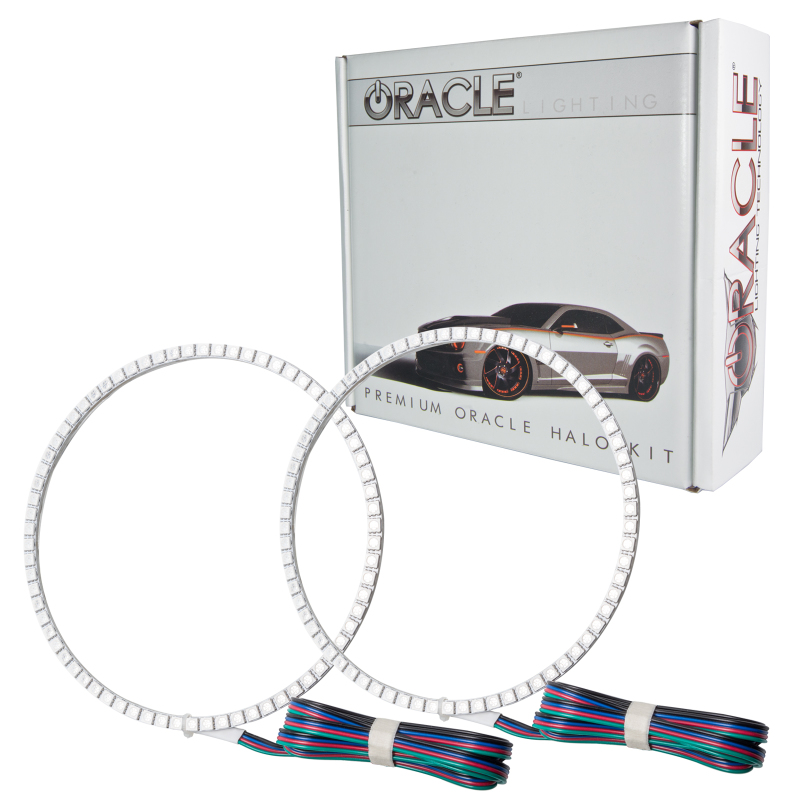 Oracle Ford Mustang 10-12 LED Fog Halo Kit - V6 Grille Fogs - ColorSHIFT thumbnail 2