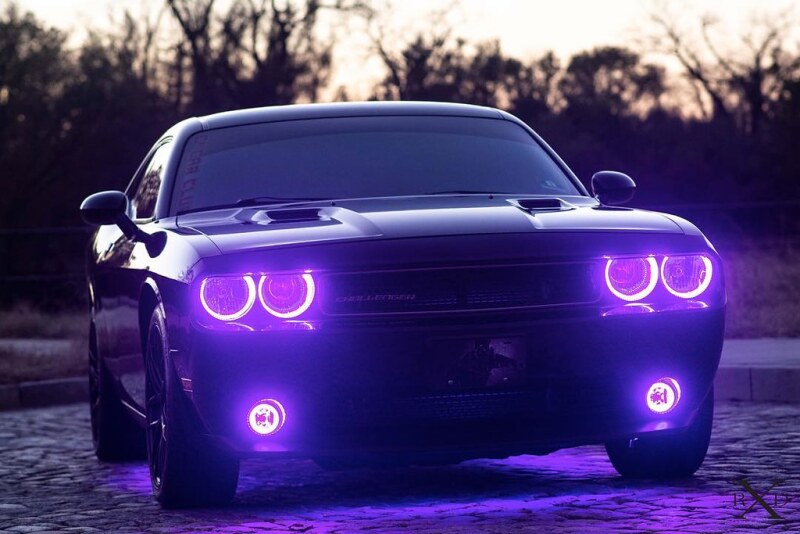 Oracle 08-14 Dodge Challenger Dynamic Surface Mount Headlight Halo Kit - - Dynamic thumbnail 8