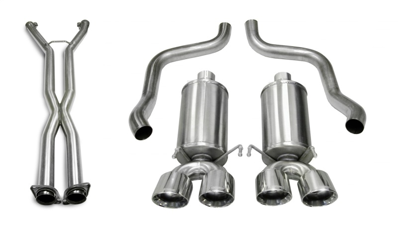 Corsa 05-08 Chevrolet Corvette (C6) 2.5in Xtreme Cat-Back Exhaust - 3.5in Twin Tips thumbnail 9