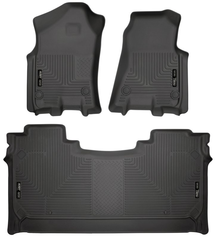 Husky Liners 19 Dodge Ram 1500 Crew Cab Weatherbeater Black Front & 2nd Seat Floor Liners thumbnail 4