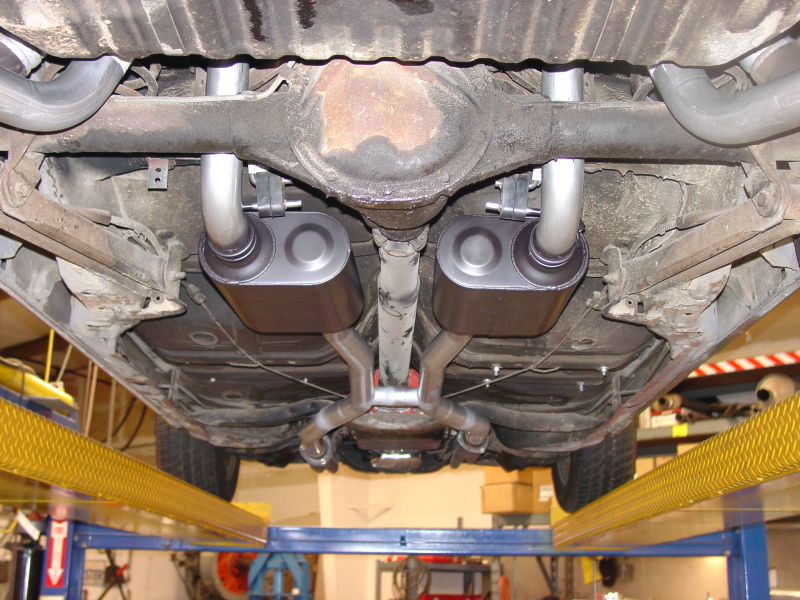 Flowmaster 64-72 GM A-BODY 2.5 in. American Thunder Crossmember-Back Exhaust System thumbnail 5
