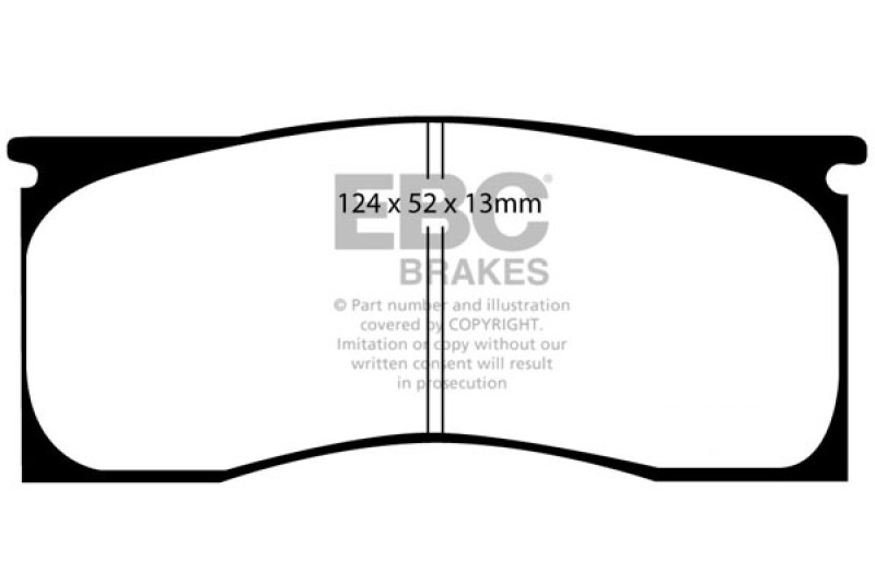 EBC 65-69 Dodge Dart 2.8 Greenstuff Front Brake Pads thumbnail 2