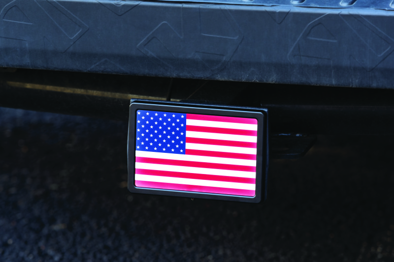 Kuryakyn Freedom Flag LED Hitch Cover Black thumbnail 3