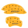 MGP 4 Caliper Covers Engraved Front & Rear Gen 5/SS Yellow finish black ch thumbnail 8