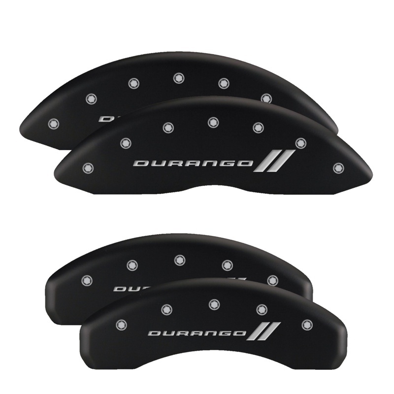MGP 4 Caliper Covers Engraved Front & Rear MGP Black finish silver ch thumbnail 5