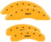 MGP 4 Caliper Covers Engraved Front & Rear 2019+ Ram 1500 Yellow Finish Silver MGP Logo thumbnail 6