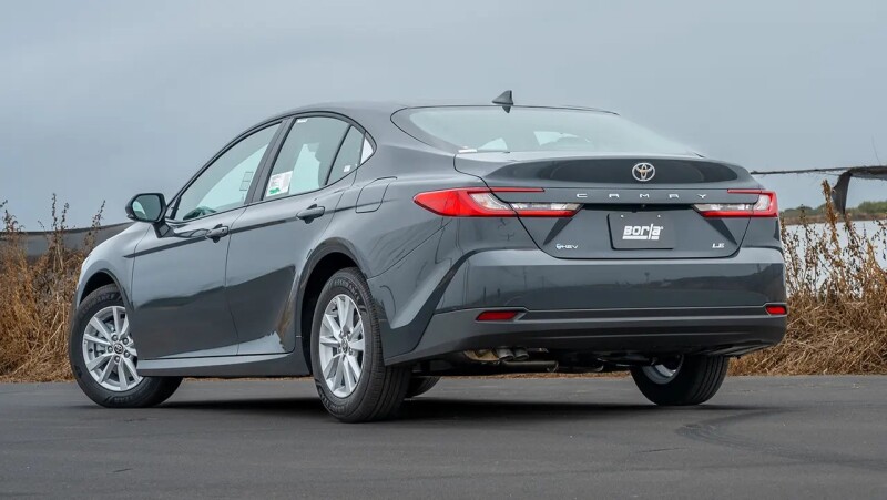 Borla 2025 Toyota Camry LE/XLE S-type Axle-Back Exhaust - 2.38in Stainless Turn Down Tips thumbnail 4