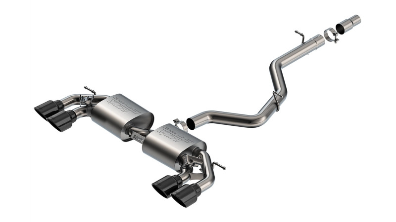 Borla 22-25 Volkswagen Golf R S-type Cat-Back Exhaust - Dual 4.5in Black Chrome Tips
Cat-Back System