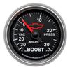 Autometer GM Bowtie 52mm Full Sweep Electronic 30 In Hg-Vac/30 PSI Vacuum/Boost Gauge thumbnail 6