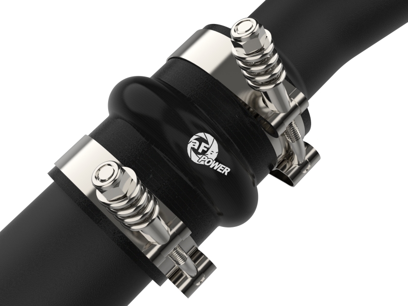 BladeRunner 2 IN to 2-1/2 IN Aluminum Hot Charge Pipe Black
