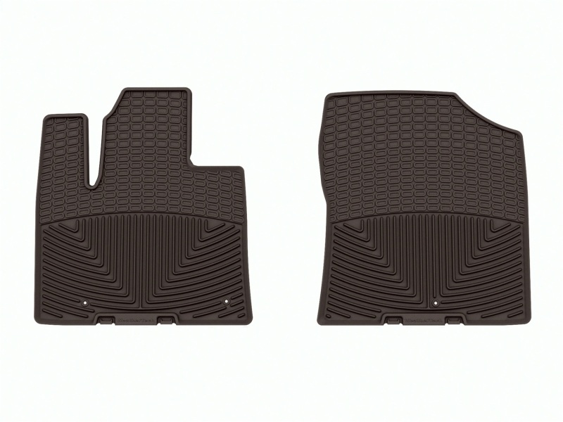 WT Rubber Mats - Front - Cocoa