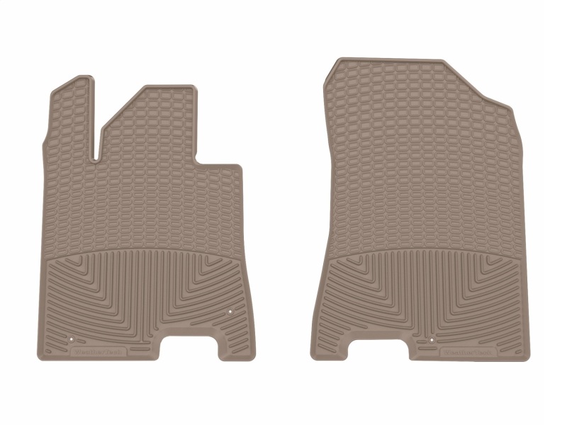 WT Rubber Mats - Front - Tan