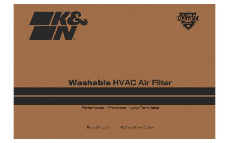 K&N HVAC Filter 16 X 24 X 1 Merv 8 thumbnail 2