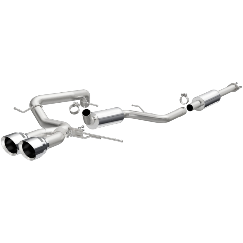 MagnaFlow 13 Ford Focus 2.0L Turbocharged ST Dual Center Rear Exit Stainless Cat Back Perf Exhaust thumbnail 3