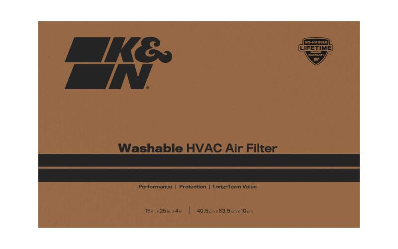 K&N HVAC Filter 16 X 25 X 4 Merv 8 thumbnail 2